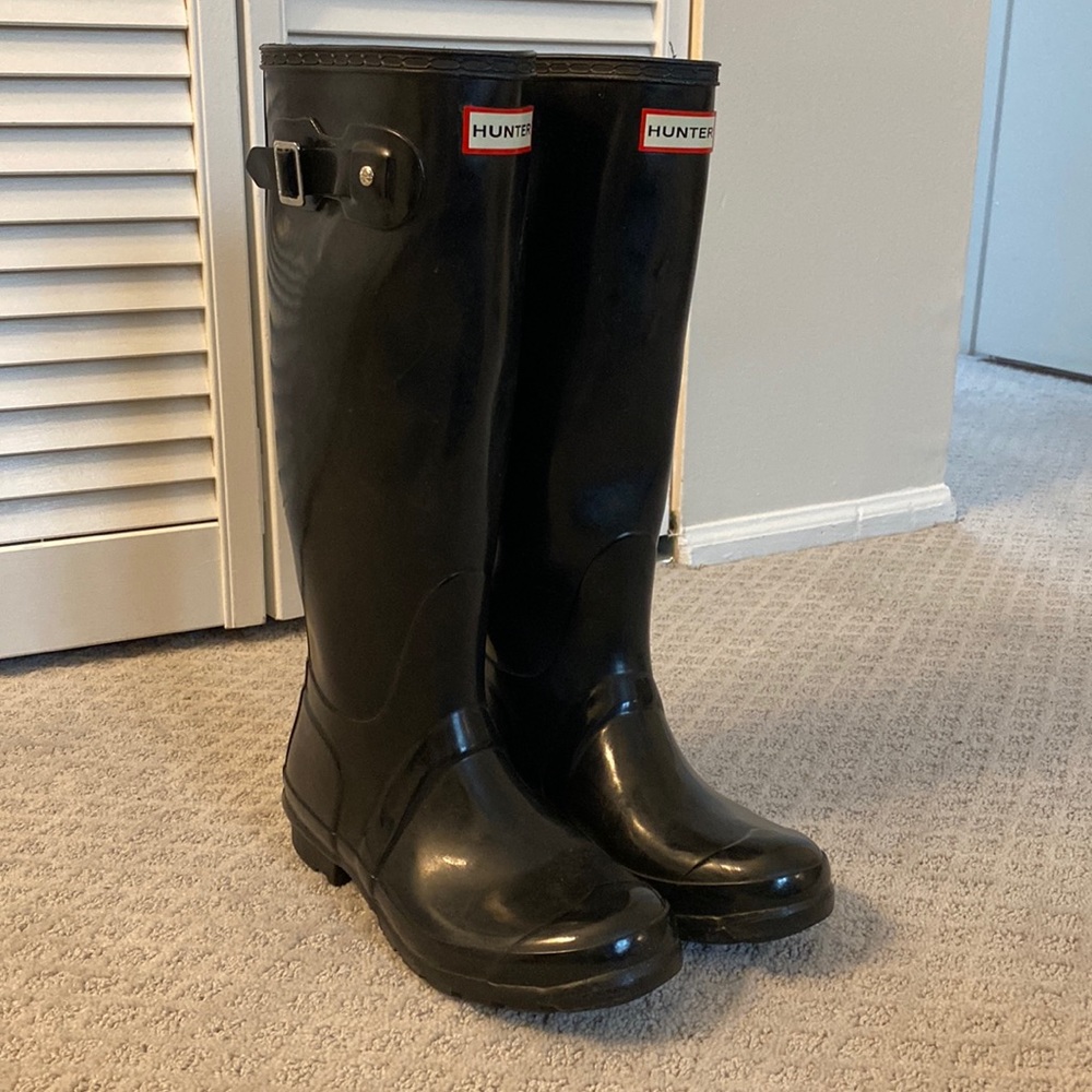 Hunter Boots - Black Glossy